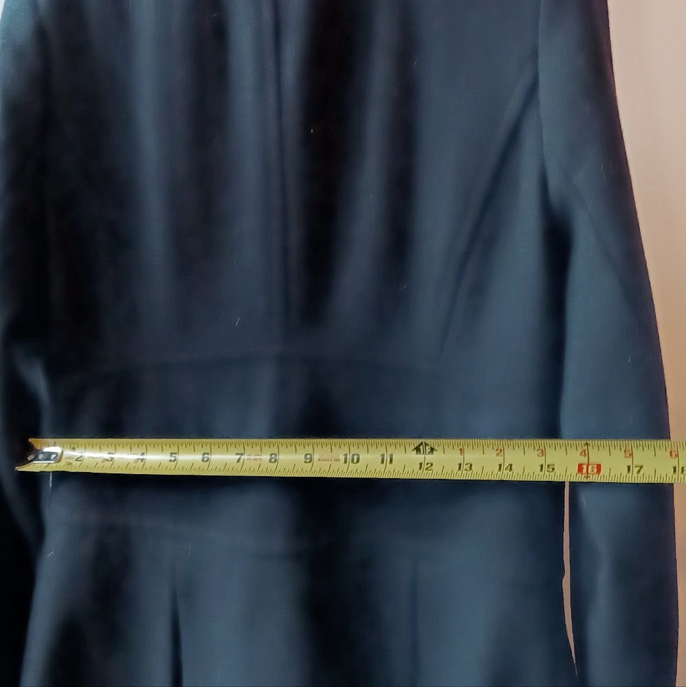 Wool Navy Overcoat - Picture 8 of 12